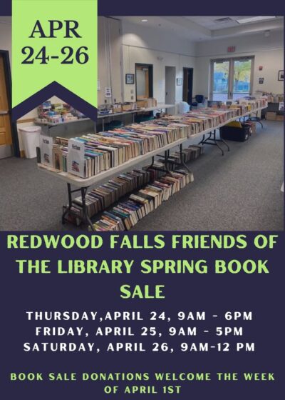 The Friends of the Library Book Sale starts on Thursday!
