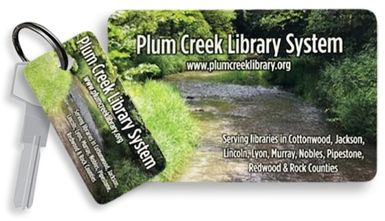 Plum Creek Library Card & Keychain