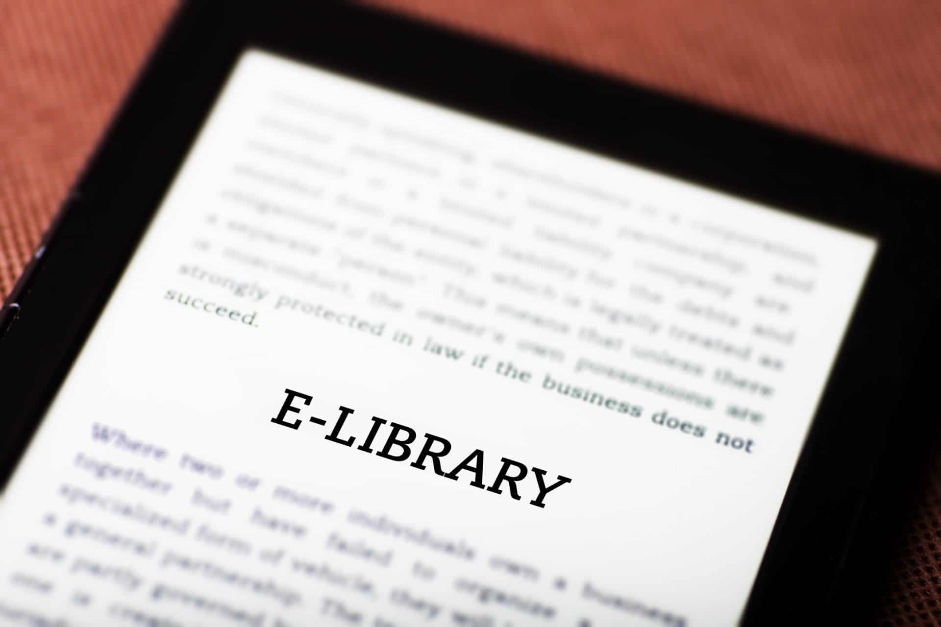 E-library on ebook