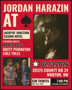 jordan harazin concert poster